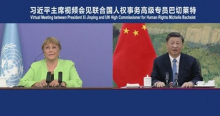 Xi Jinping a Bachelet: 
