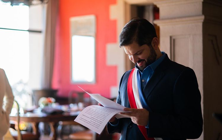 Las primeras palabras del Pdte. Boric tras la Cuenta Pública: 