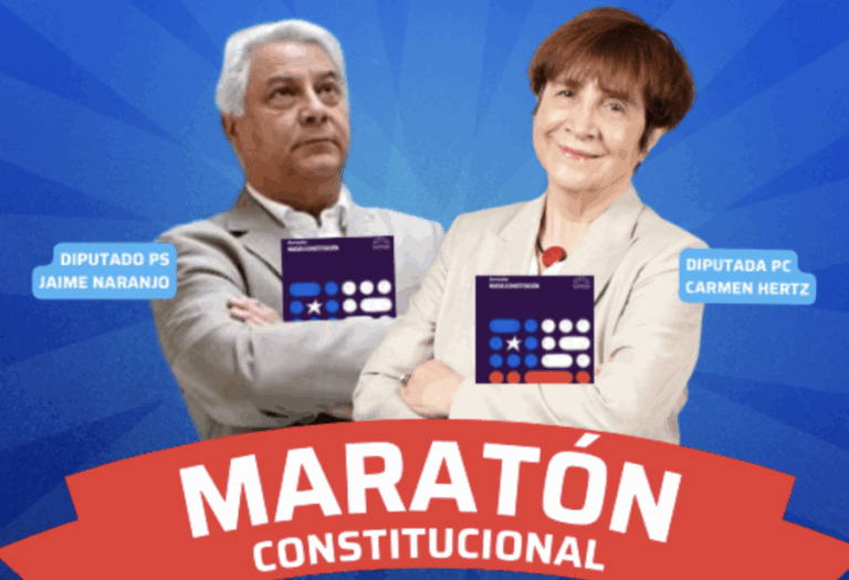 Jaime Naranjo y Carmen Hertz realizarán maratón lectora por la nueva Constitución