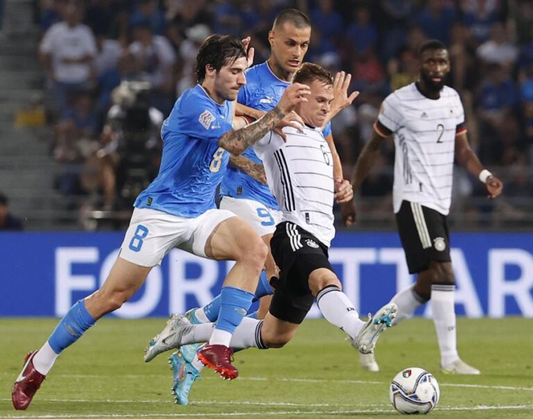 Debut parejo: Alemania e Italia empatan a un gol en la Liga de Naciones