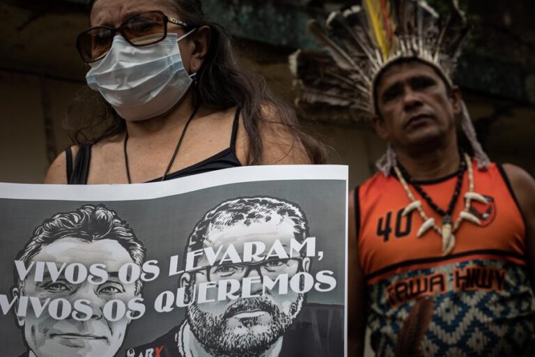 Greenpeace expresó su conmoción tras asesinato de periodista e indigenista en la Amazonía