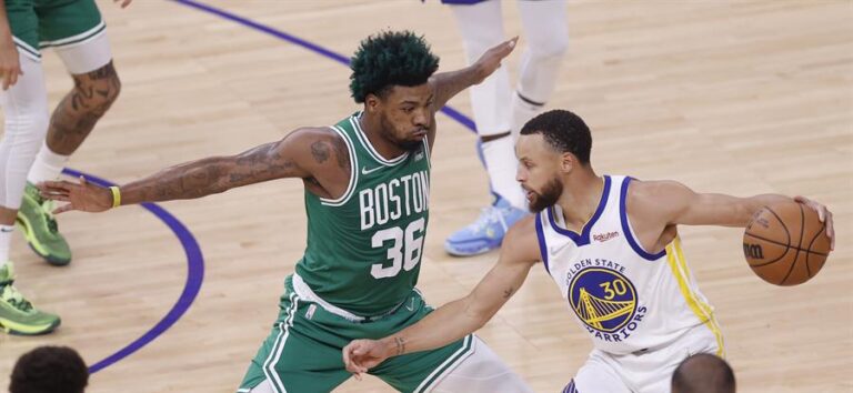 NBA: Los Warriors se impusieron ante los Celtics y dejan en empate las finales de NBA