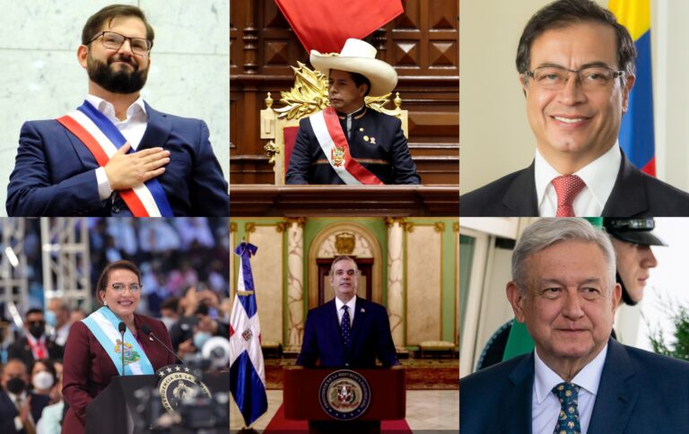 Giro político hacia el progresismo: Quiénes son los nuevos presidentes de Latinoamérica