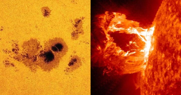 Expertos monitorean mancha solar que apunta a la Tierra y ha duplicado su tamaño en 24 horas