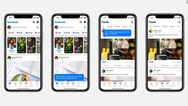Facebook presenta las pestañas de 