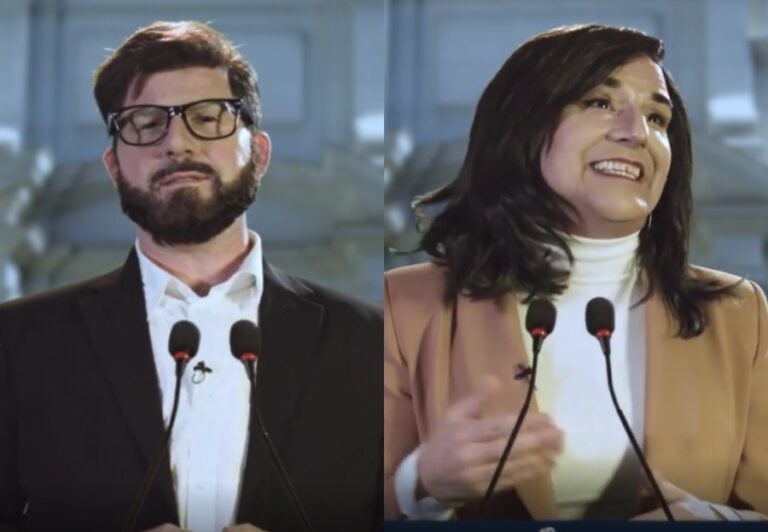 Sin corbata y con la barba perfilada: Kramer imita al presidente Boric y a la ministra Siches