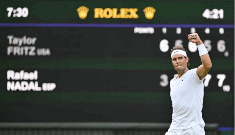 Rafael Nadal avanzó a las semifinales en Wimbledon: Busca su título 23 de Grand Slam