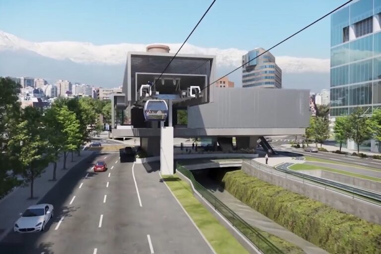 Los detalles del teleférico que unirá Huechuraba con Providencia: Estas son sus 3 estaciones