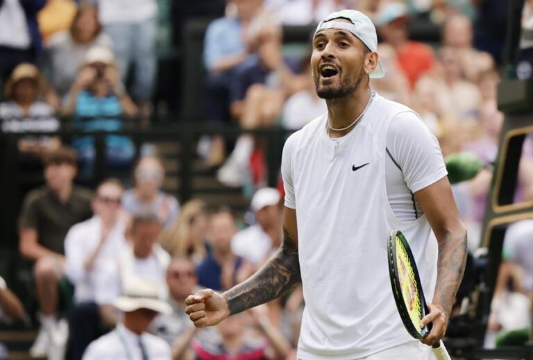 Nick Kyrgios, próximo rival de Christian Garin en Wimbledon, fue acusado de maltrato