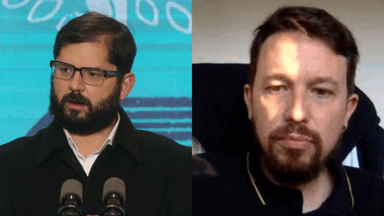 Pdte. Boric y fake news a partido Podemos en España: 