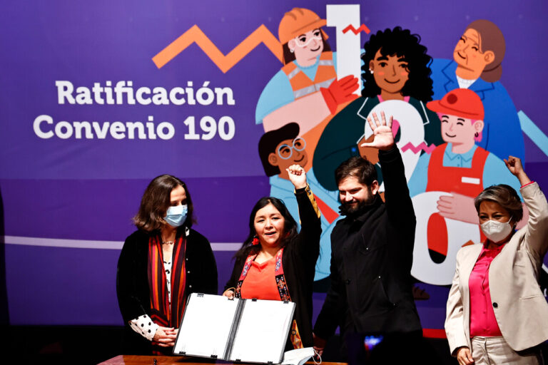 Pdte. Boric ratifica el Convenio 190 de la OIT para la eliminación de la violencia y el acoso en el trabajo