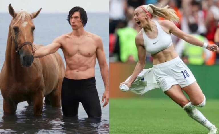 Las imágenes que marcaron la semana: Adam Driver viral para Burberry y la eufórica celebración en la Eurocopa 2022