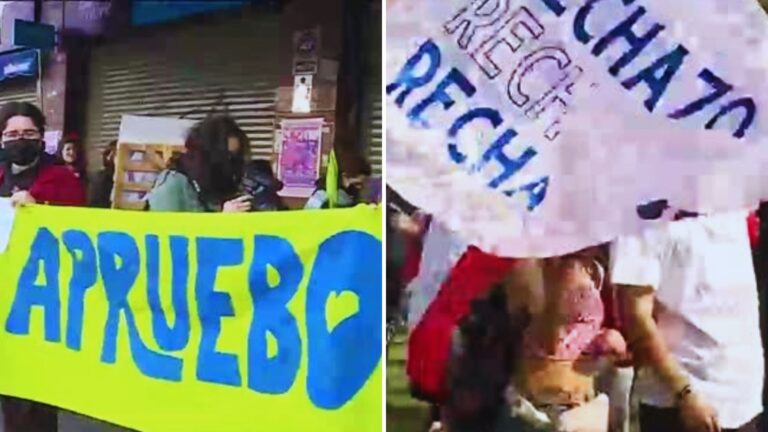 Comandos del Apruebo y Rechazo se despliegan en último fin de semana de campaña a días del plebiscito