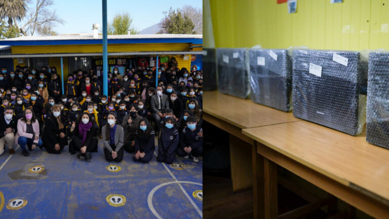 Fundación Chilenter entregó computadores reacondicionados a estudiantes de Melipilla
