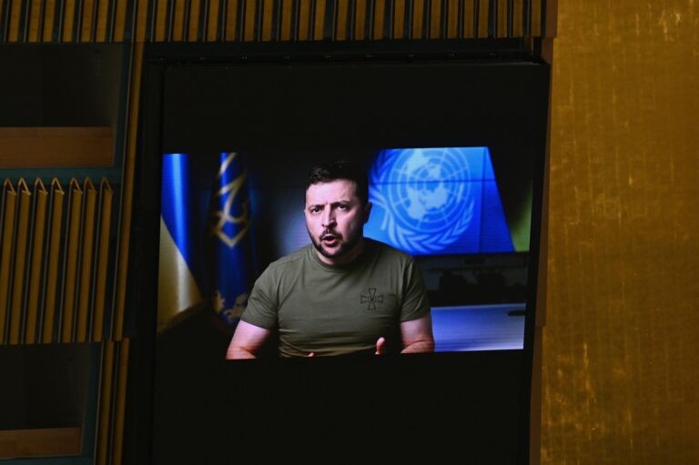 Zelensky dijo que Rusia debe ser castigada por sus crímenes en Ucrania ante la ONU