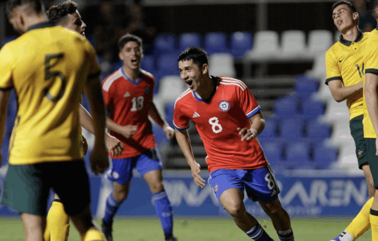 Roja Sub20 se recupera con goleada ante Australia en Murcia