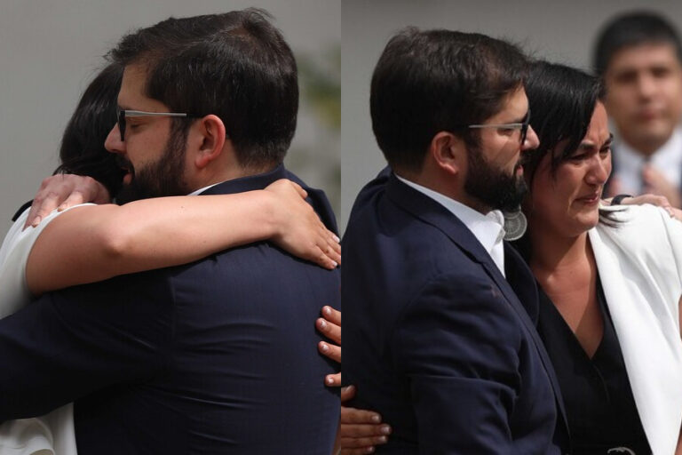 Entre abrazos y lágrimas: La emotiva despedida del presidente Boric y la ex ministra Izkia Siches