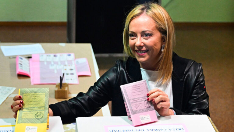 Coalición de ultraderecha en Italia ganaría las elecciones: Giorgia Meloni se convertiría en la primera ministra de Italia