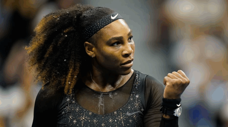 Serena Williams y su deslumbrante atuendo durante la primera ronda del US Open