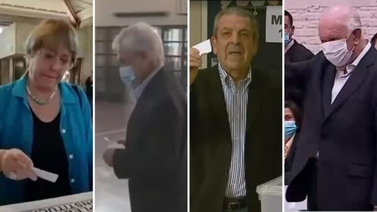 Así fue como votaron los ex presidentes de la República en la histórica jornada del plebiscito constituyente