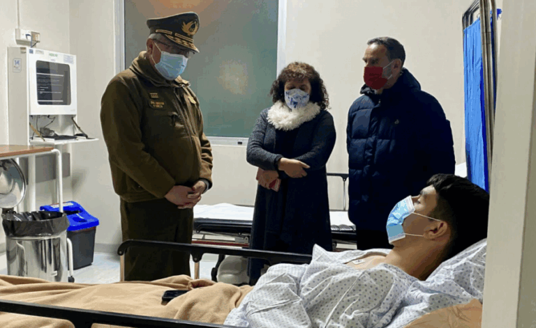Funcionario de Carabineros fue herido a bala durante incidentes en San Joaquín
