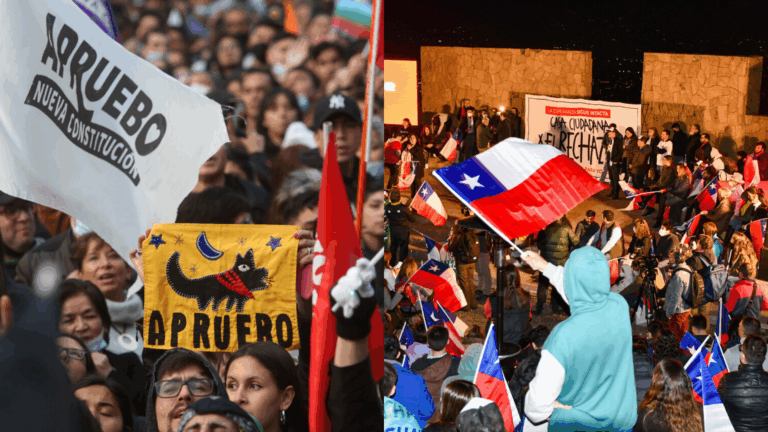 Fiesta, cultura y ciudadanía: Así fueron los cierres de campaña del Apruebo y el Rechazo