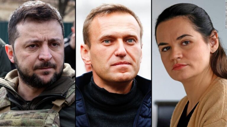 Nobel de la Paz 2022: Volodymyr Zelensky, Alexey Navalny y Sviatlana Tsikhanouskaya entre los nominados