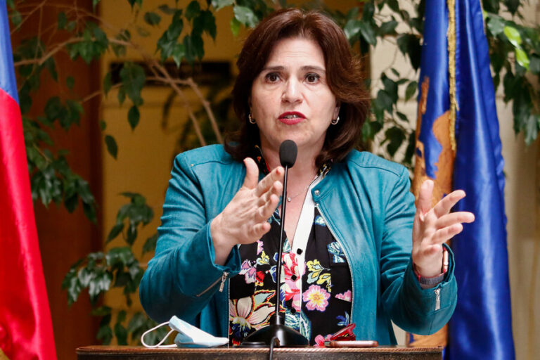 Ministra Uriarte condena dichos del diputado De la Carrera: 