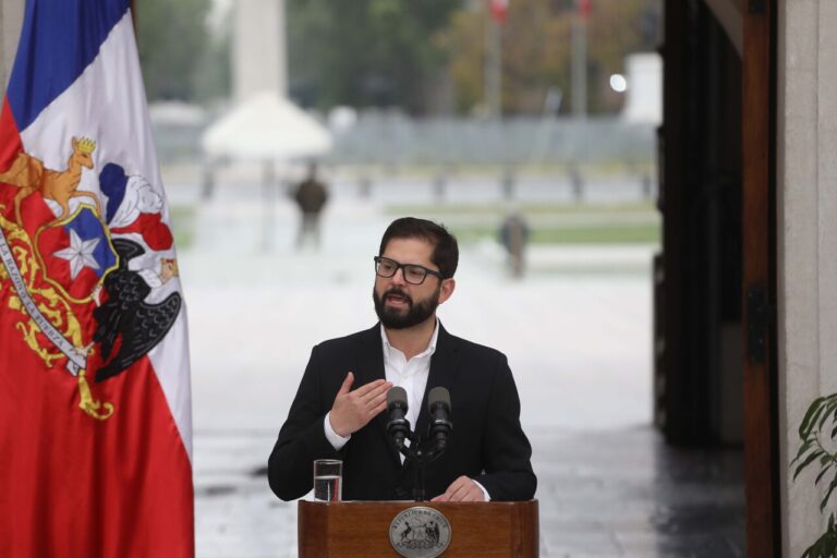 Pdte. Boric por 18-O: 