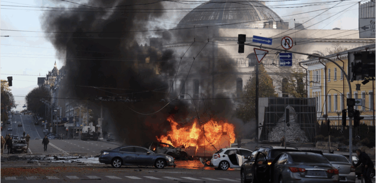 Rusia atacó Kiev y otras ciudades de Ucrania dejando a varios muertos