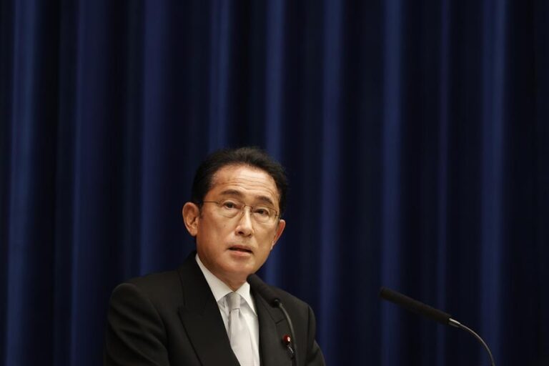 Primer ministro de Japón tacha de 