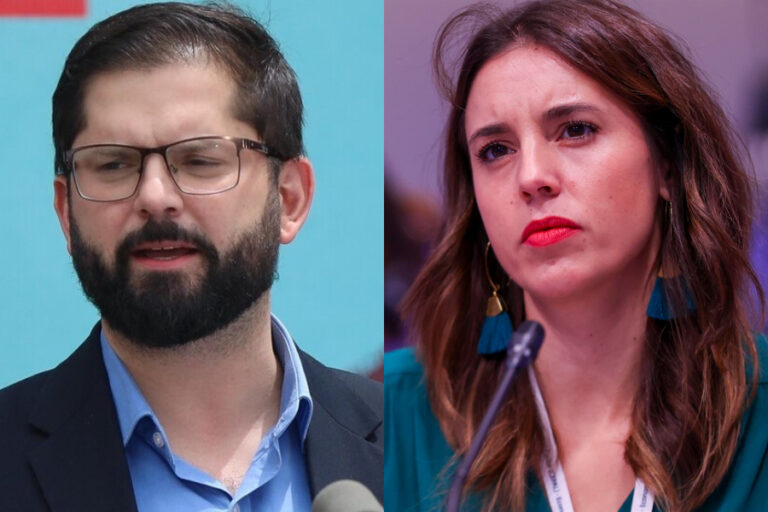 Boric apoya a ministra española Irene Montero tras ataque de Vox: 