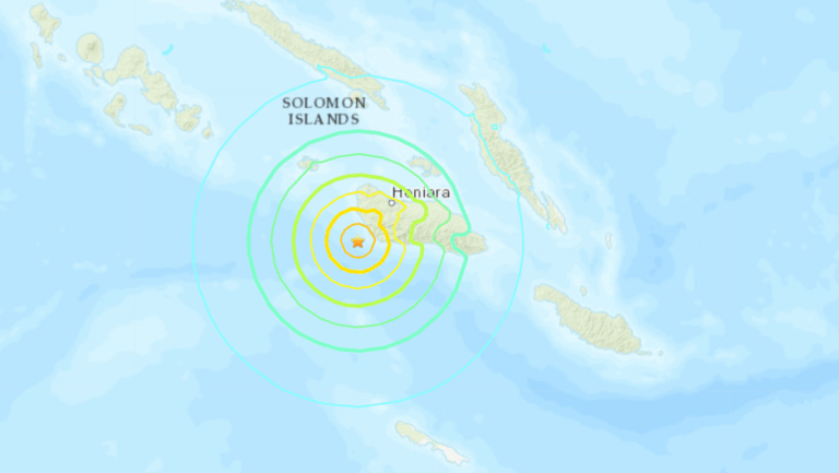 Sismo de magnitud 7,0 sacude las Islas Salomón: Descartan alerta de tsunami para las costas chilenas