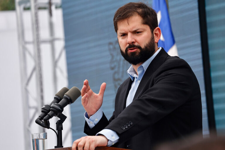 Presidente Boric pide 