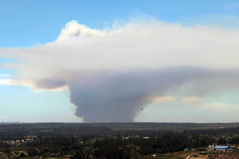 Onemi decreta alerta roja y ordena evacuar sectores de Santo Domingo debido a incendio forestal