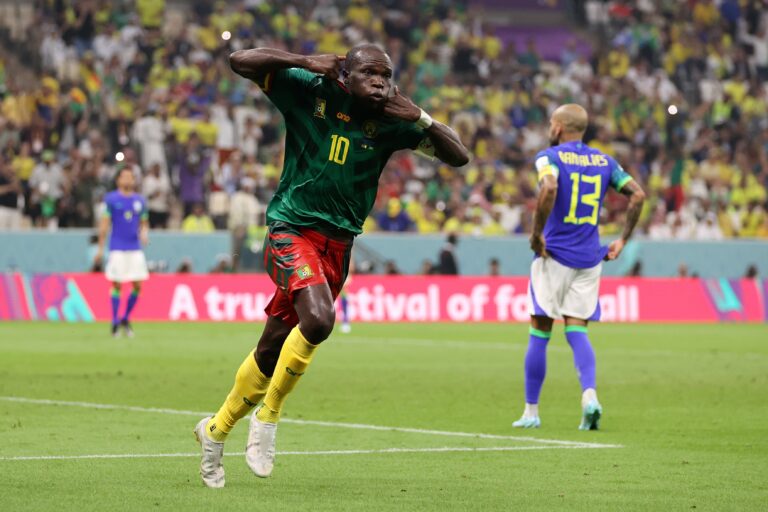 Camerún dio la sorpresa y terminó con el invicto de Brasil