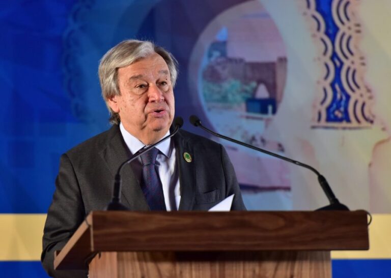 Secretario de la ONU asegura que la humanidad se ha convertido en 
