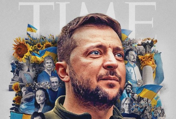 El presidente de Ucrania, Volodymyr Zelensky, es elegido persona del año por la revista Time