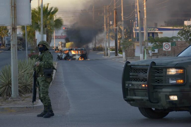 La violenta reacción desatada en Culiacán tras la detención del hijo del 