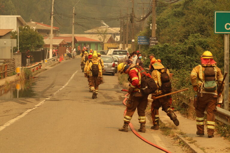 Voluntaria de Bomberos falleció combatiendo emergencia en Santa Juana