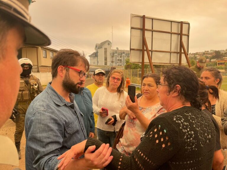 Pdte. Boric tras visita a damnificados en Tomé: 