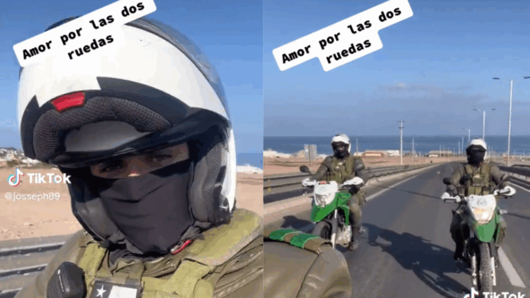 Delegada presidencial pide sanciones por carabinero que grabó TikTok conduciendo en moto: 