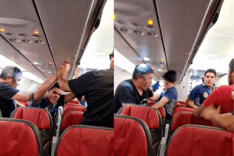 Captan intensa pelea entre pasajeros de un vuelo comercial desde Antofagasta: DGAC anuncia acciones legales