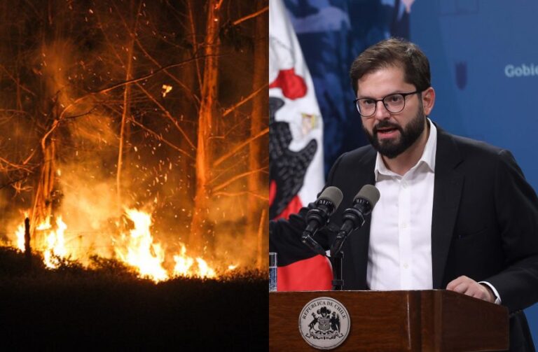 Cadem: Aprobación al presidente Boric aumenta en dos puntos y el 93% cree que los incendios son provocados