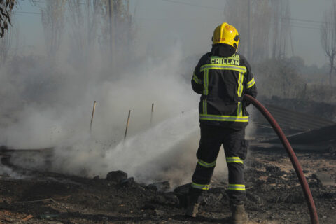 Incendios forestales: Decretan alerta roja en diversas comunas de la zona centro sur