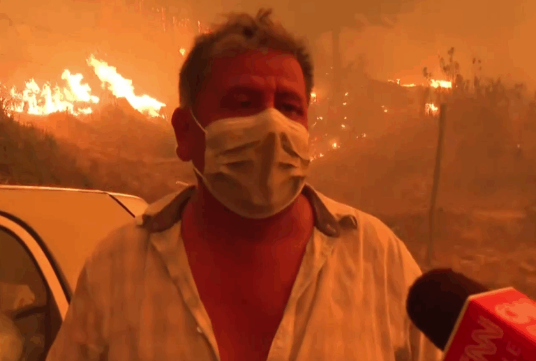“Todo lo que uno ha construido se va en un segundo”: Víctima de incendios forestales dio su testimonio tras evacuar