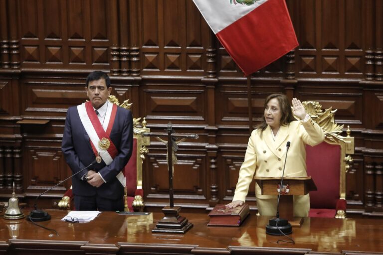 Presidente del Congreso peruano ante posibilidad de destitución de pdta. Boluarte: 