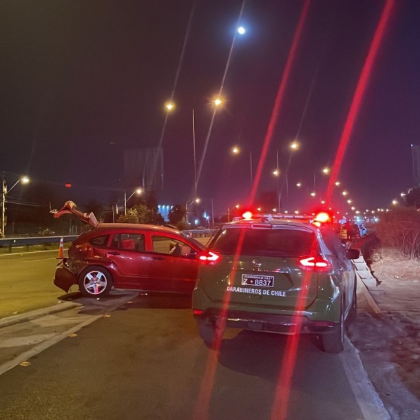 Hombre murió atropellado en Maipú tras bajarse de su auto en la autopista