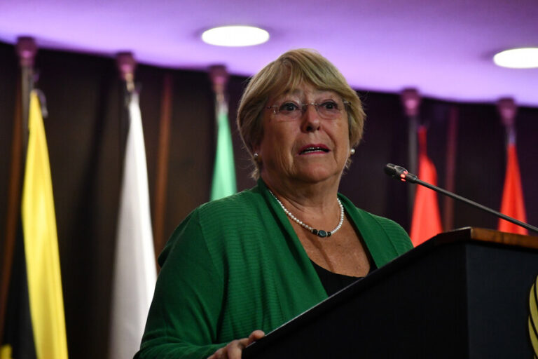 Expresidenta Michelle Bachelet en el 8M: 