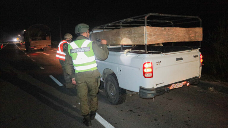 Carabinero fue atropellado durante procedimiento por vehículo abandonado en Ercilla